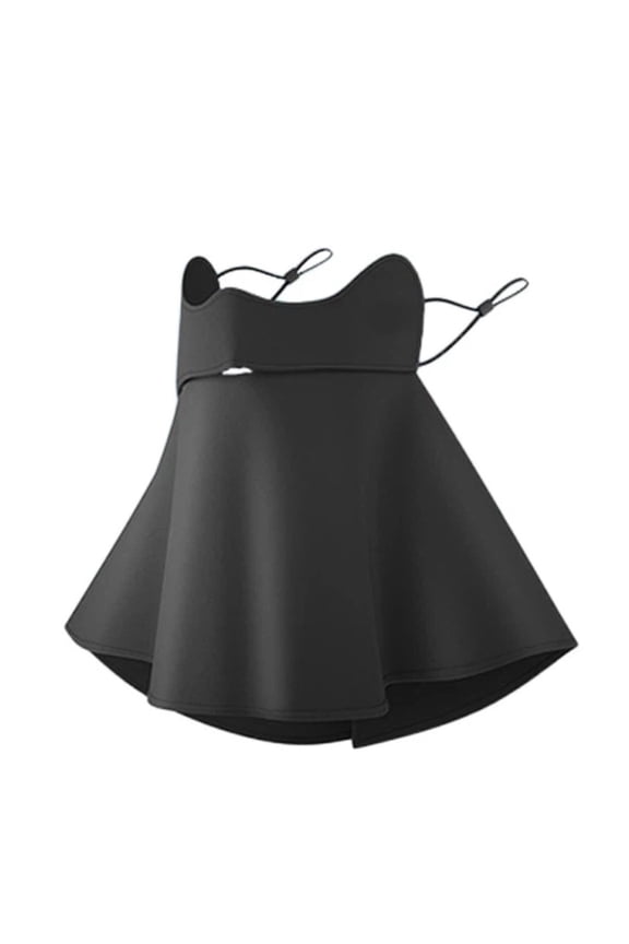 Sun UV Face Mask Neck Gaiter Scarf Breathable Cooling Face Cover for Outdoor Activities,for Summer Outdoor Activities(black)