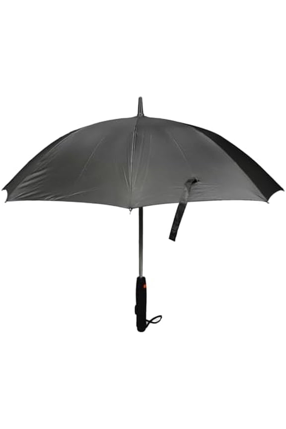 Sun Umbrella, 3 in 1 8 Ribs Travel Umbrella with Fan and Sprayer, Portable Sun Blocking Umbrella for Outdoor Summer (Silver)