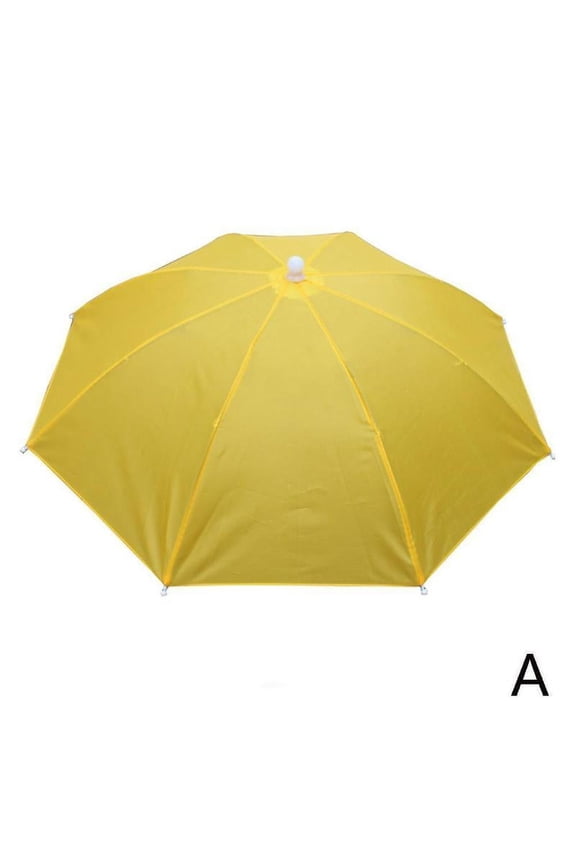 Sun Umbrella Hat Outdoor Hot Foldable Golf Fishing Cap Headwear Head Prof T7Z4