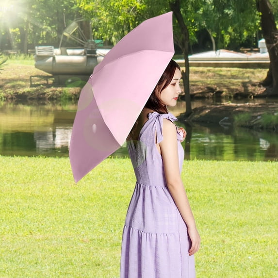 Sun Umbrella for Women Portable Capsule Umbrella Ultralight Mini Fold Design with Sun Protection for Sunny and Rainy Days Compact Travel Essential for Daily Commute and Outdoor Activities Sopatenor