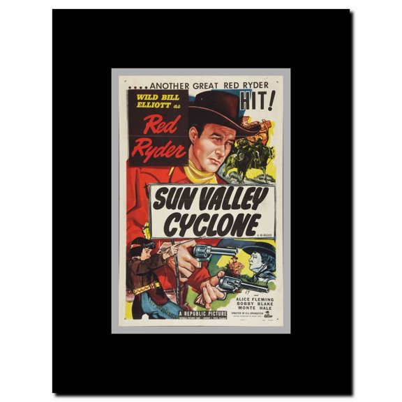 Sun Valley Cyclone Framed Movie Poster