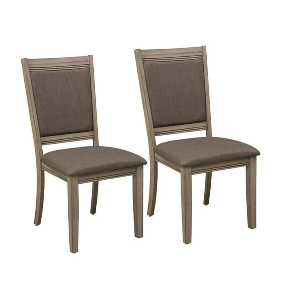 Sun Valley Light Brown Sandstone Upholstered Side Chair (RTA )- Set of 2