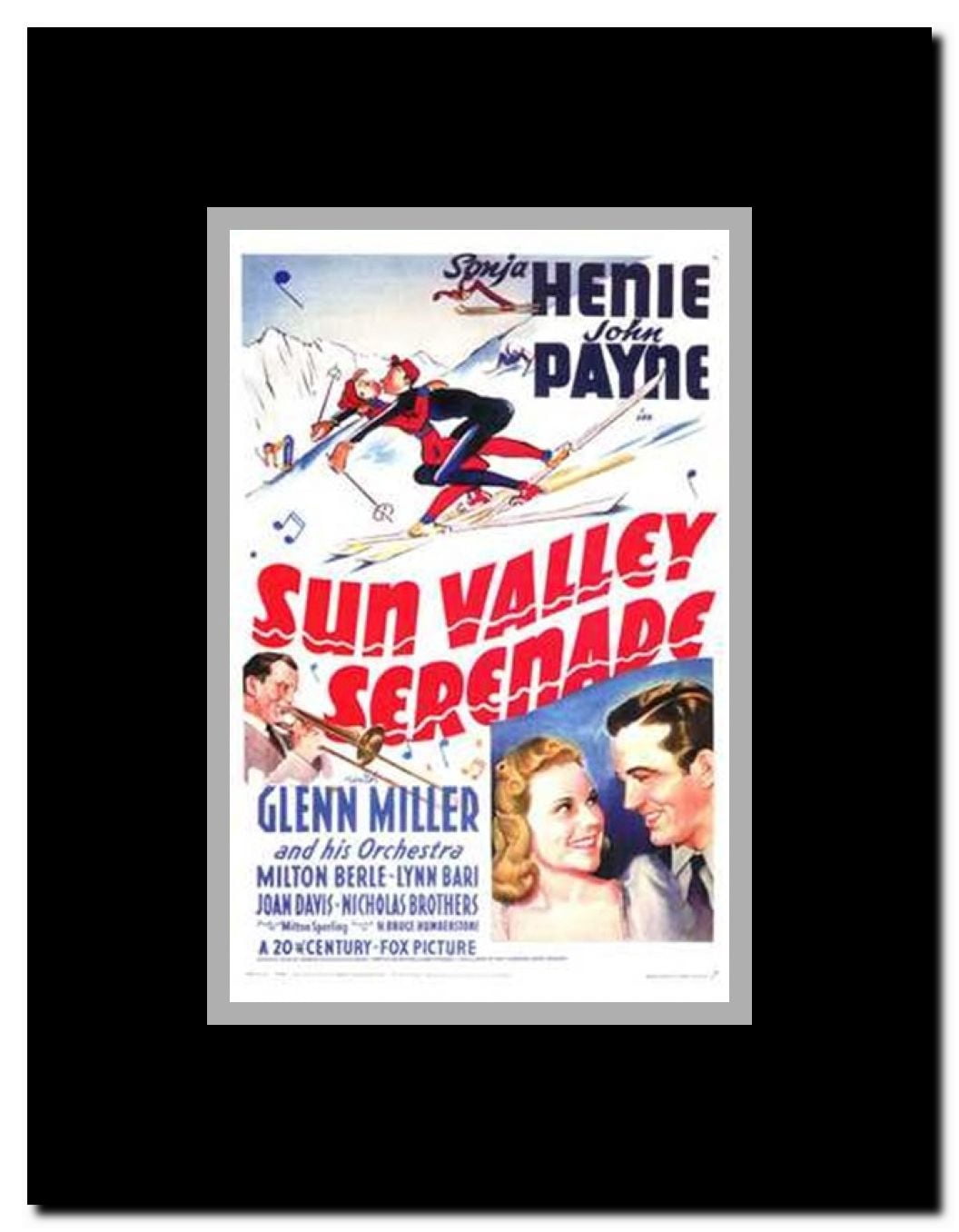 Sun Valley Serenade Framed Movie Poster