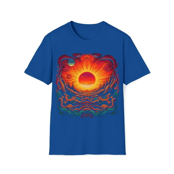 Sun Valley Unisex Softstyle T-Shirt Boho Native American Festival Style