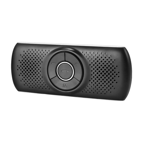 Sun Visor Car Bluetooth Speaker With Hands-Free Calling And Mp3 Music Playback, Supports Dual Phone Connection And Voice Navigation, Includes Usb Cable And Accessories