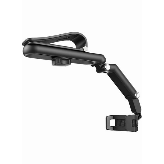 Sun Visor Car Phone Holder, 360° Rearview Phone Holder for Car Sun Visor, Retractable Car Phone Mount Compatible with iPhone/Android/Samsung