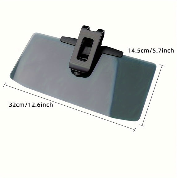 Sun Visor for Car, Universal Anti-Glare Polarized Sun Visor Extender Easy to Install, UV400 Car Visor Extension Protect from Glare/UV Ray/Stray Light, Safe Driving for Car