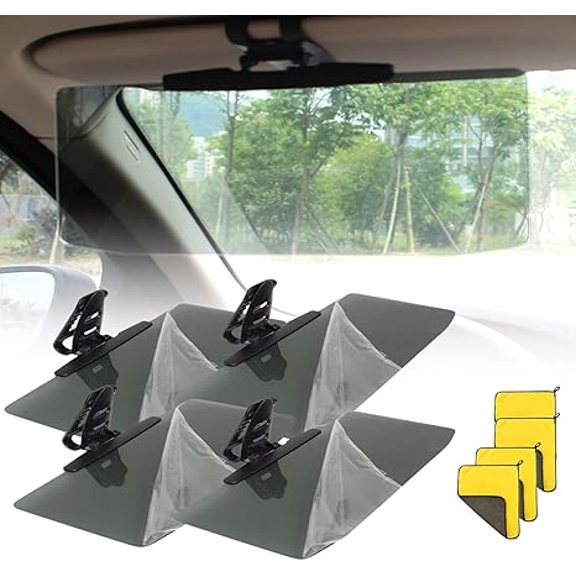 Sun Visor for Car Universal Anti-Glare Polarized Visor Extender, Day and Night Anti-Glare Car Visors Sun Shade Extender, Enhanced Uv400 Anti-Glares, Suns Glare & Snow Blindness