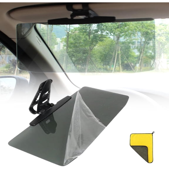 Sun Visor for Car Universal Anti-Glare Polarized Visor Extender, Day and Night Anti-Glare Car Visors Sun Shade Extender, Enhanced Uv400 Anti-Glares, Suns Glare & Snow Blindness (1)