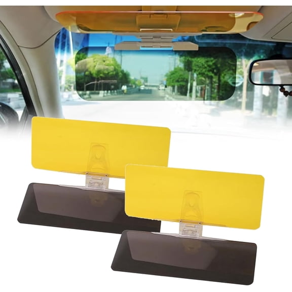 Sun Visor for Car Universal Anti-Glare Polarized Visor Extender, Day and Night Anti-Glare Polarized Car Sun Visor Extender for Most Cars, SUV, Pickup Truck, Mpv, Easy to Install