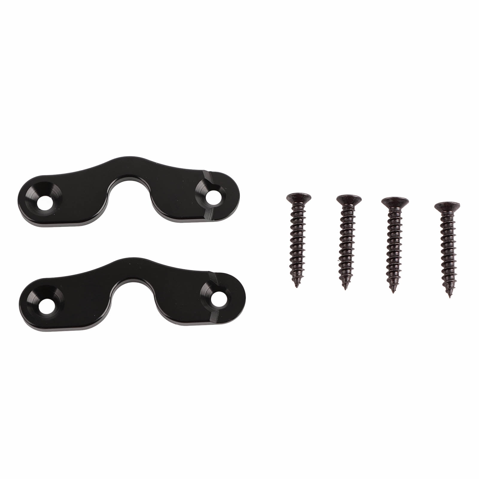 Sun Visor Clip Repair Kit Aluminum Alloy Black Anodized Replacement for