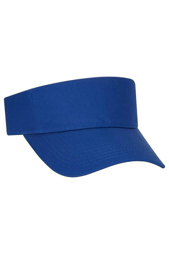 Sun Visor Comfort Fit Adjustable Visor Cap Open Hat Unisex Adult Royal Blue New