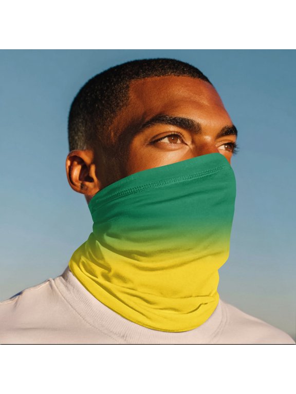 Sun Visor Cycling Mask with Anti-UV Neck Scarf, Lightweight Breathable Sunscreen Face Cover for Outdoor Sports, Fishing, Running - 24x45cm