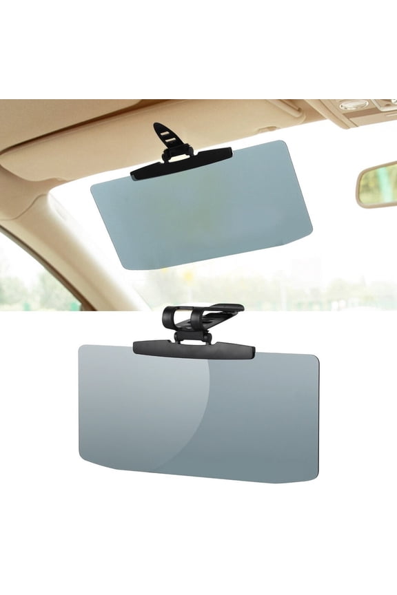 Sun Visor Extender, Anti-Glare Car Sunshade, Adjustable Sun Shade Extension, Eye-protection Vehicle Sun Blocker with Cleaning Cloth, Replacement Car Interior Accessories