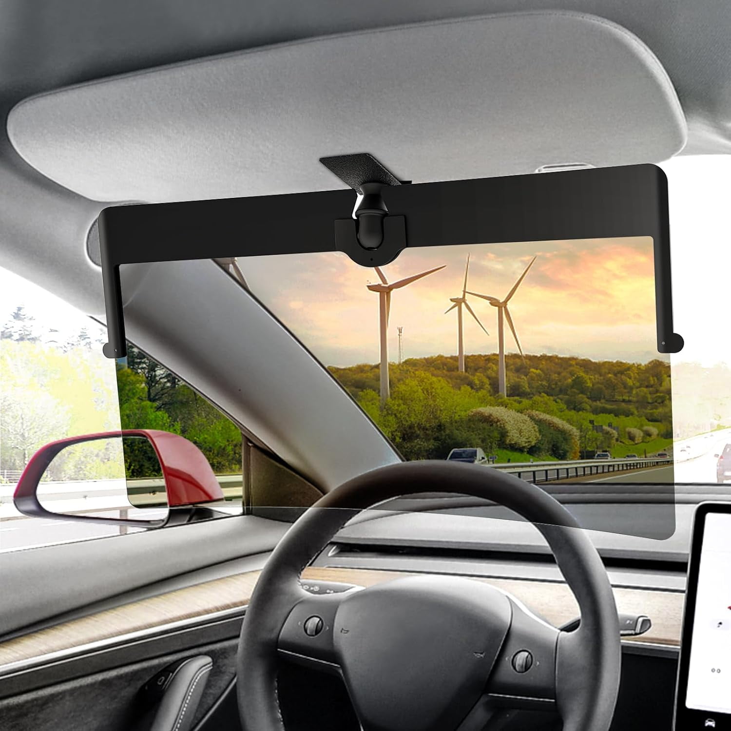 Sun Visor Extender for Cars, Upgraded Polarized Car Visor Extender Sun