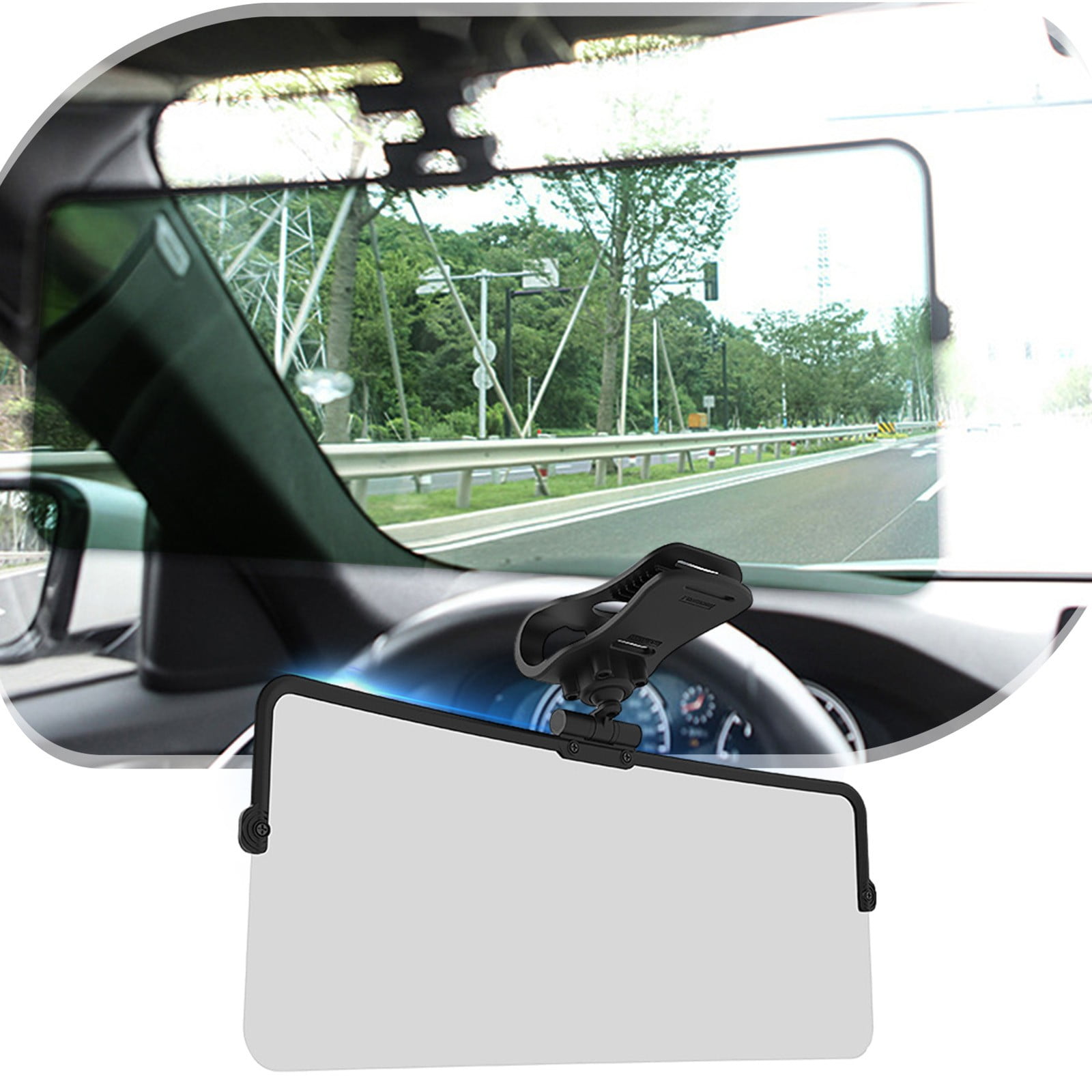 Sun Visor Extender For Cars Car Visor Extender Sun Blocker UV400 Universal Visor Extension 360