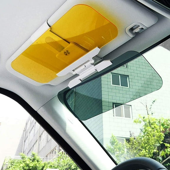 Sun Visor Extender for Car2 in 1 Day and Night Polarized PC Car Sun Visor Extender Anti Glare Blocker HD Windshield Glare Blocking Visor