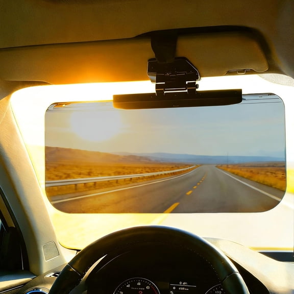 Sun Visor Extender for Car, Adjustable Blocker, Polarized Car Visor, Driving Extension Glare/UV, Clip on Visors