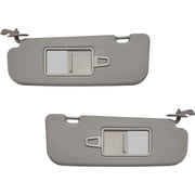 Sun Visor Fits for 2011-2015 Hyundai Elantra Gray Without Light OE Quality 2MPLASTIC Pair