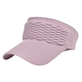 thumbnail image 1 of Sun Visor Hat,Duck Bill Sun Cap,Outdoor Sunshade Hat,Breathable Hollow Top Sun Visor Duck Cap Lightweight Adjustable Summer Headwear with UV Protection Casual Peaked Hat for Outdoor Travel,Pink, 1 of 8