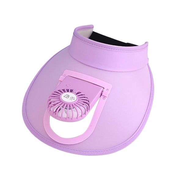 Sun Visor Hat With Built In Fan For Outdoor Activities Three Speed Adjustable USB Rechargeable Design For Maximum Comfort And Sun