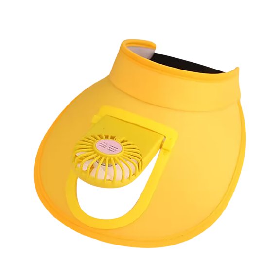 Sun Visor Hat With Built In Fan For Outdoor Activities Three Speed Adjustable USB Rechargeable Design For Maximum Comfort And Sun