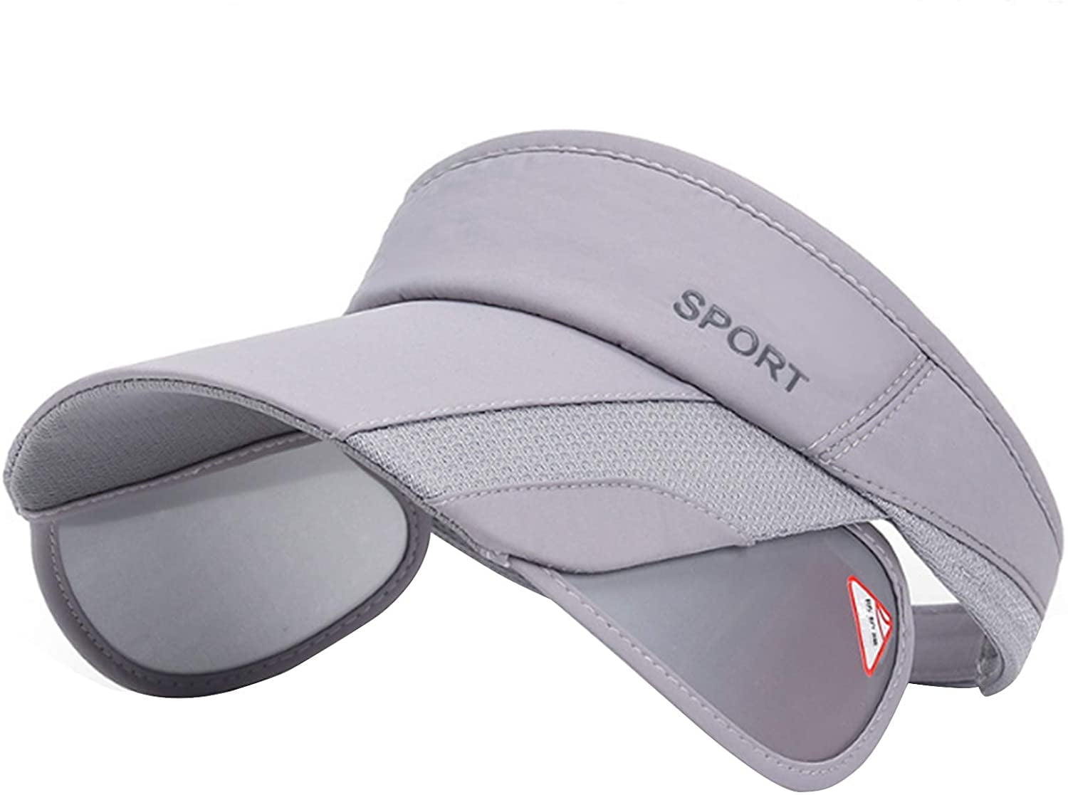 Sun Visor Hat - Women Adjustable Golf Cap with Retractable Brim
