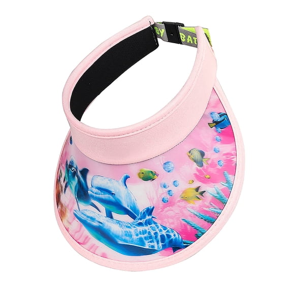 Sun Visor Hat for Toddler UPF 50+ Packable Lightweight Kids Sport Cap Sun Protection Hats for Girls Boys