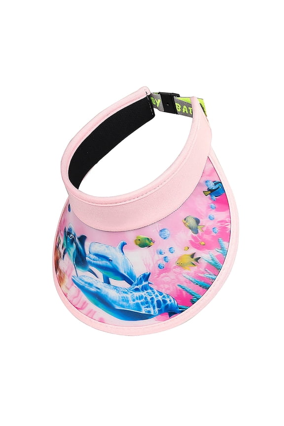Sun Visor Hat for Toddler UPF 50+ Packable Lightweight Kids Sport Cap Sun Protection Hats for Girls Boys