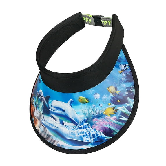 Sun Visor Hat for Toddler UPF 50+ Packable Lightweight Kids Sport Cap Sun Protection Hats for Girls Boys