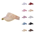 thumbnail image 1 of Sun Visor Hat for Women Shiny Rhinestone Adjustable Summer Sun Hat, 1 of 4