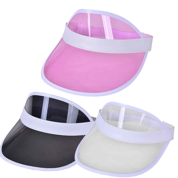 Sun Visor Hat for Women UPF Baseball Cap Tourist Bingo Casino Dealer Tennis Golf Sports Hat White One Size