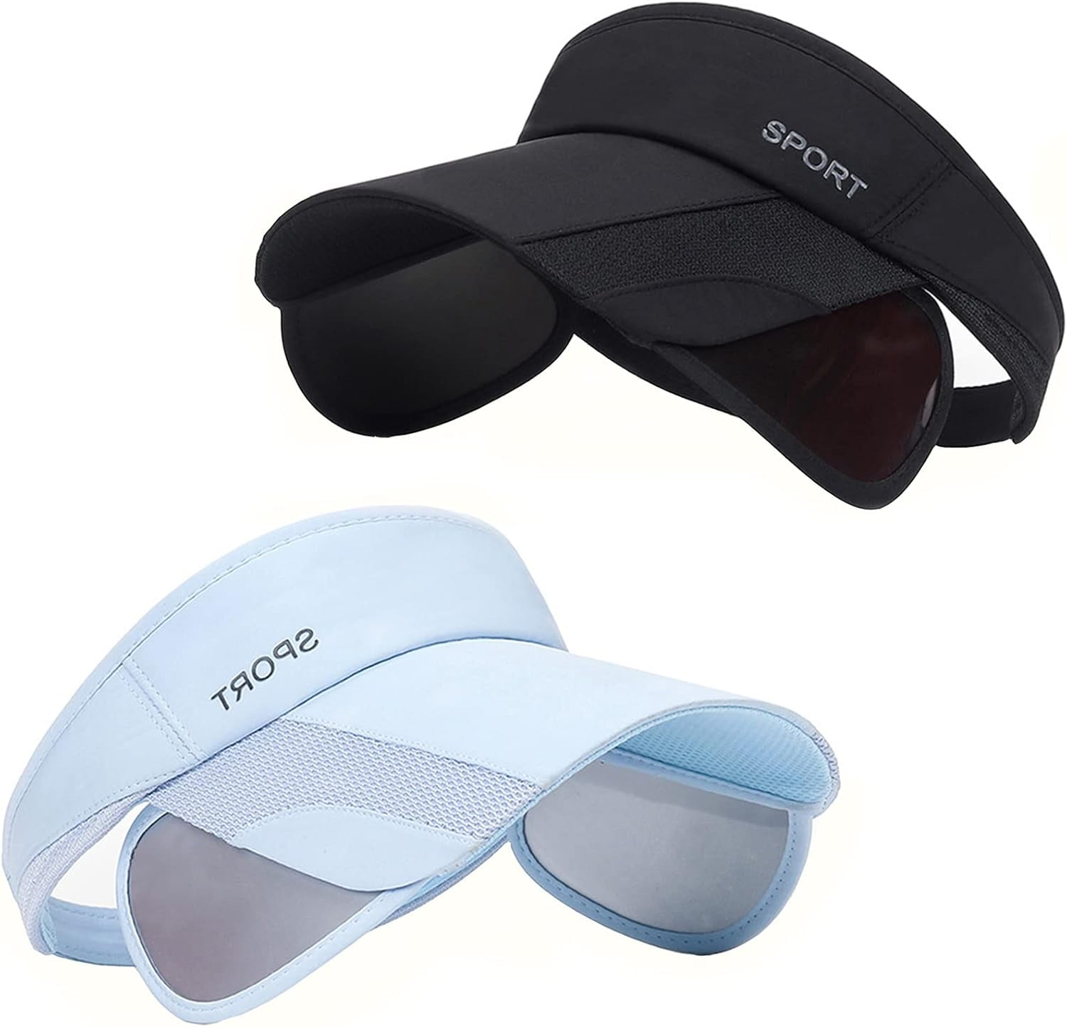 Adjustable Sun Visor - Lightweight Polyester Sport Hat for Golf Tennis Women main image 3