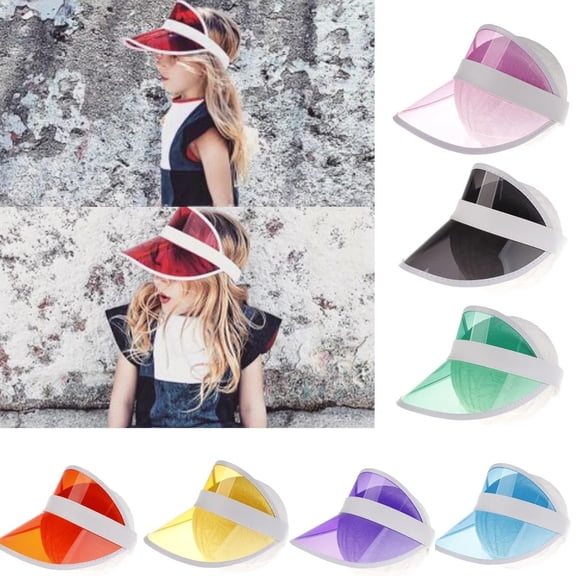 Sun Visor Hats Cap Sports Beach Tennis Golf Headwear for Women Men Light Purple