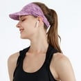 thumbnail image 1 of Sun Visor Hats Women Brim Summer UV Protection Sport Cap, 1 of 7