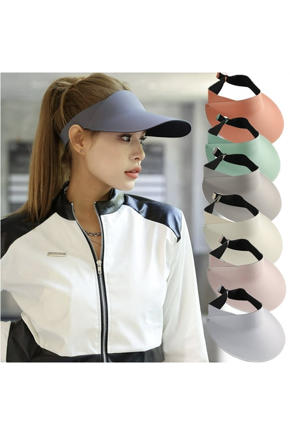 Sun Visor Hats Women Large Brim Summer UV Protection Beach Cap
