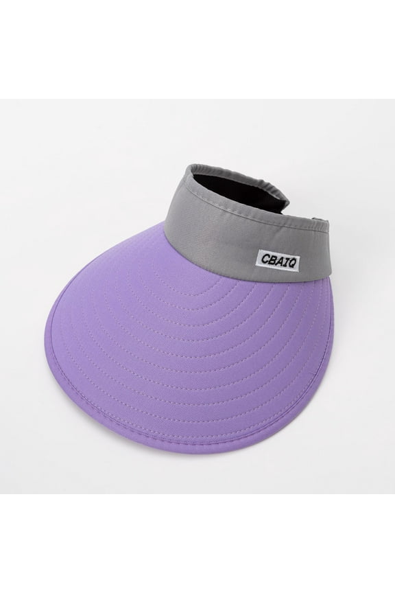 Sun Visor Hats Women Large Brim Summer UV Protection Beach Cap