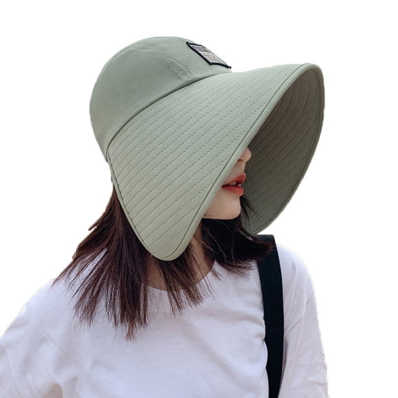Sun Visor Hats Women Large Brim Summer UV Protection Sunshade Cap
