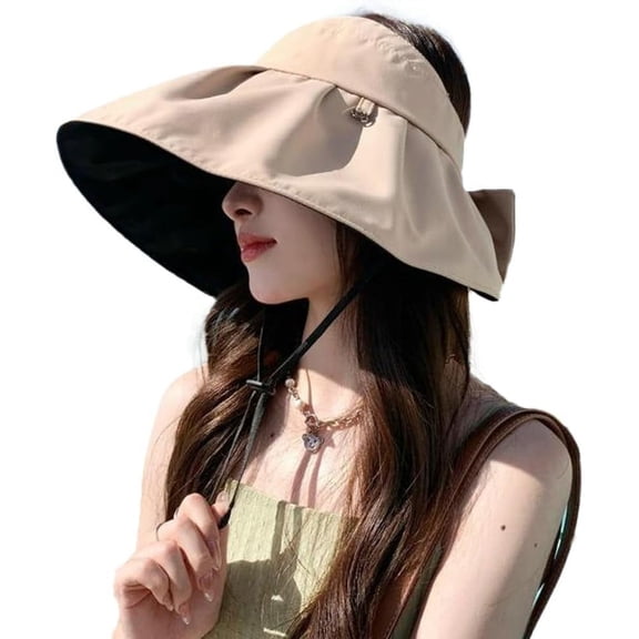 Sun Visor Hats for Women Wide Brim UPF 50  Bucket Hats Summer Visor Caps Beach Hat Packable UV Protection Fishing Hiking Hat