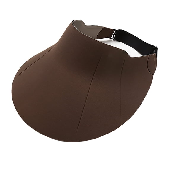 Sun Visor Hats for Women Wide Brim UV Protection Adjustable Large Golf Beach Cap Packable Travel Sport Visor
