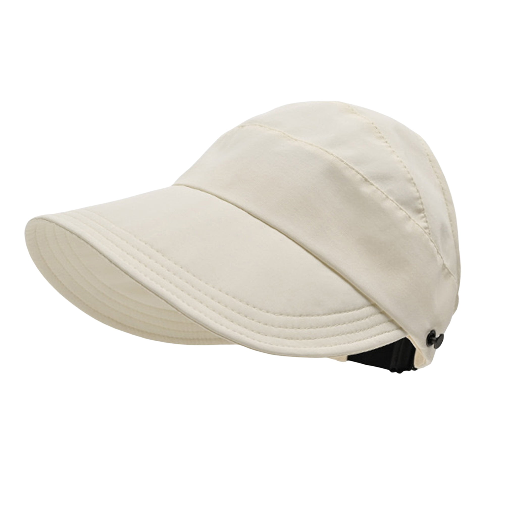 Wide Brim UV Protection Seamless Ponytail Visor Hat for Women Golf Beach Travel Sun Visor Ponytail Hat for Women Packable Wide Brim Summer  main image 3