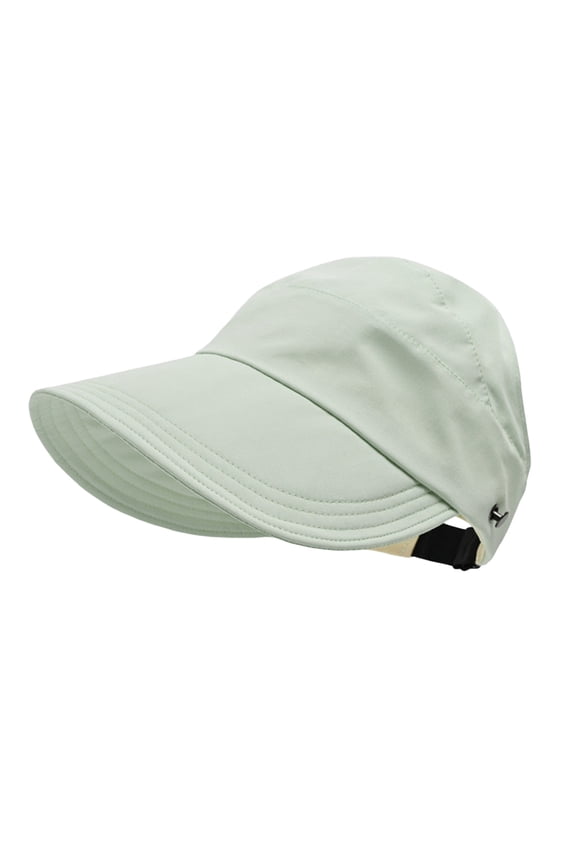 Sun Visor Ponytail Hat for Women Packable Wide Brim Summer Hat with Uv Protection for Sports Golf Tennis Running