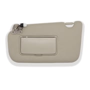Sun Visor Replacement Fit For Nissan Sentra 2013-2019, OE96401-3SG8A, Sun Visor With Mirror And Light, Driver Left Side-beige