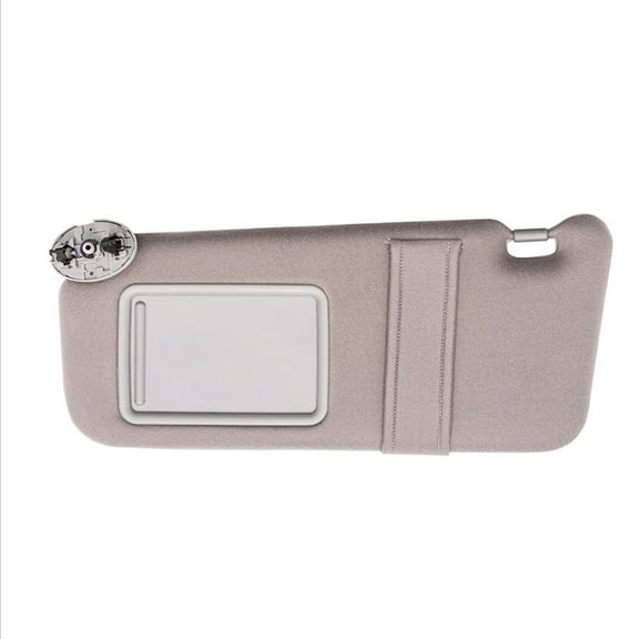 Sun Visor Replacement Fit For Toyota Camry 2007-2011, OE: 74310-06750-E0, Driver Left & Passenger Right Side, Sun Visor With Mirror-grey-left