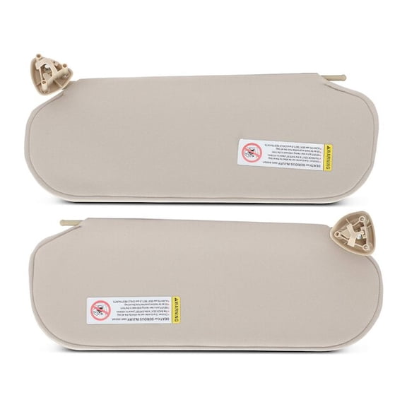 Sun Visor Set 2 - Compatible with 2003 - 2019 GMC Savana 2500 2004 2005 2006 2007 2008 2009 2010 2011 2012 2013 2014 2015 2016 2017 2018