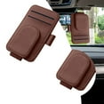 thumbnail image 1 of Sun Visor Storage Organizer for Vehicles with Secure Mount and Soft PU Leather Frame, 1 of 8