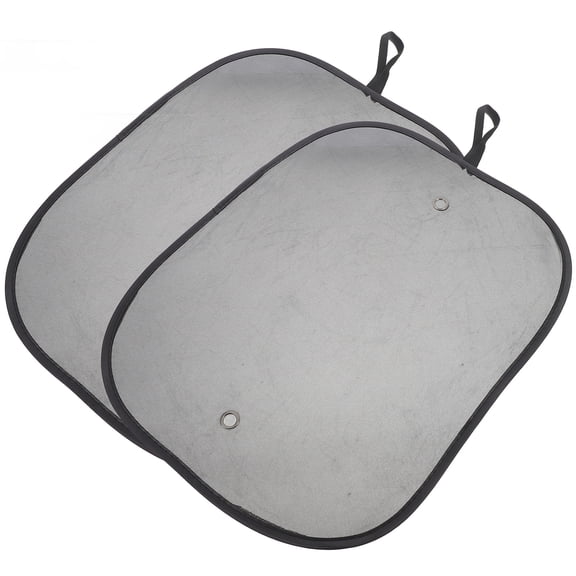 LOLIPPYY 1Pair Car Window Sun Shade Black Mesh Sun Blocking Cover with Strong Suction Cups