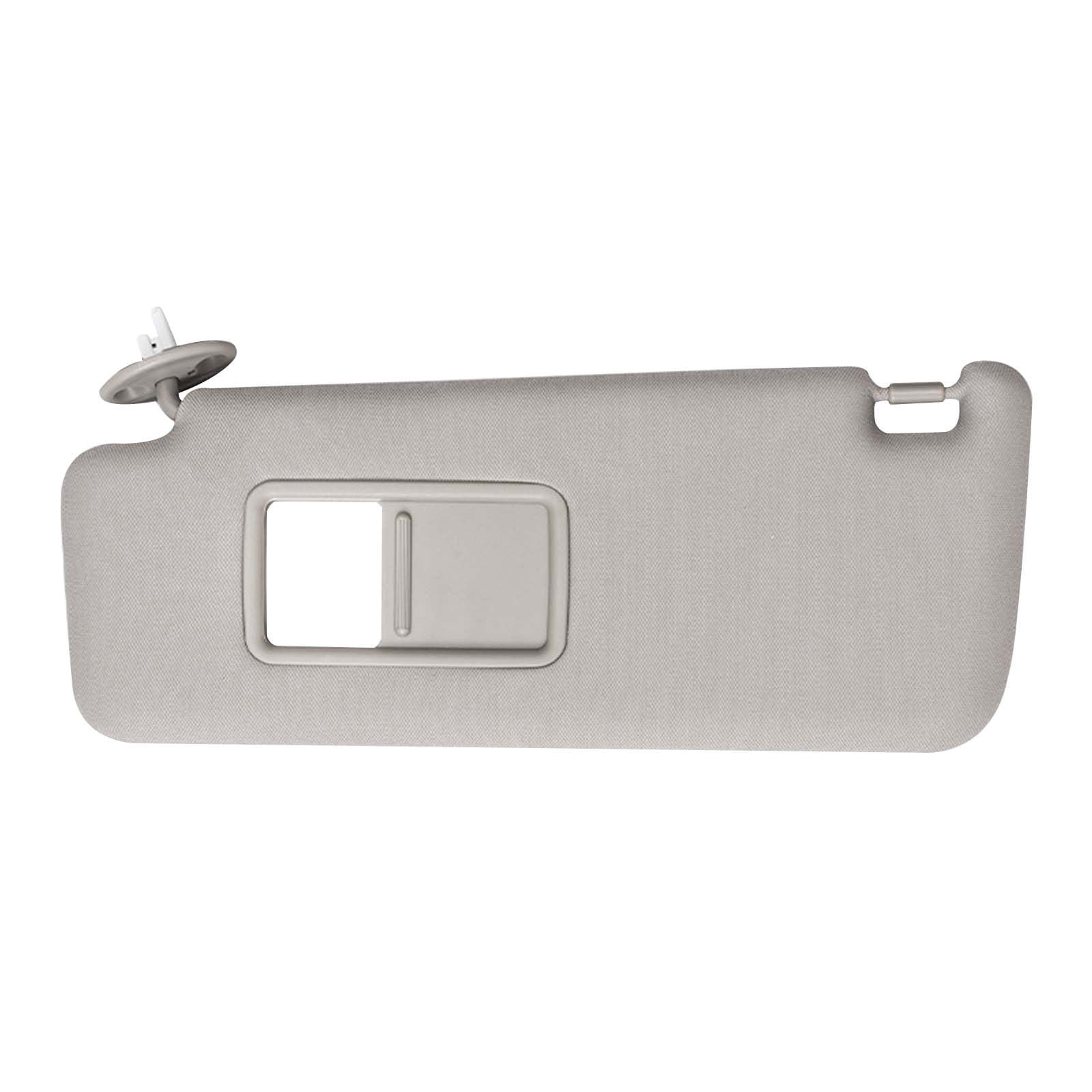 Gray Sunvisor For Scion TC 2005-2010 Driver Side – Direct Replacement With Mirror, Part #74320-21150-B1 / 74320-21170-B0