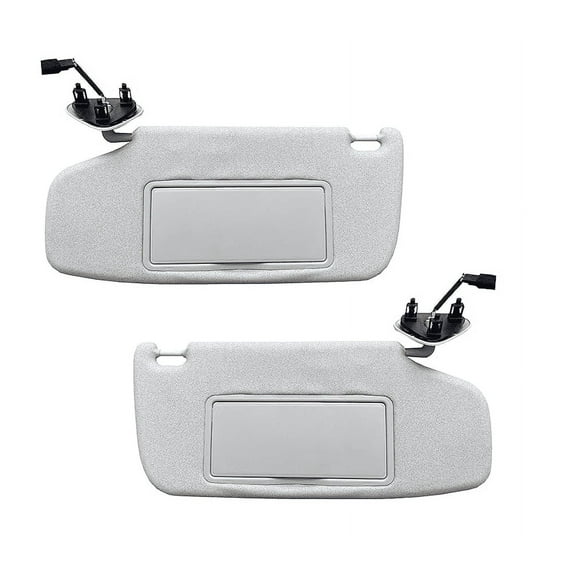 Sun Visor for Chevy Blazer S10 2000-2005 Driver & Passenger OE Quality (Gray + Light)