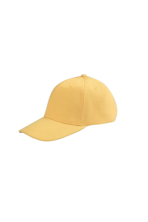 Sun Visors For Women Wide Brim Sun Hats For Women UV Protection Cotton Light Board Solid Color Men Outdoor Yellow